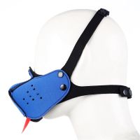 A-Gusto neopreen puppymasker (blauw), afbeelding 4