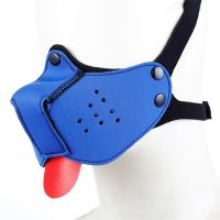A-Gusto neopreen puppymasker (blauw), afbeelding 2