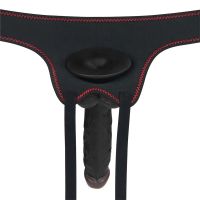 Lovetoy verstelbare strap-on met dildo 7,5", 10 standen