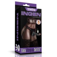 Lovetoy verstelbare strap-on met dildo 8,5", 10 standen, afbeelding 2