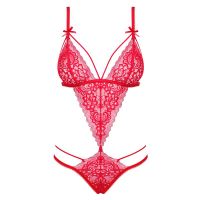 Obsessive Lovlea kanten body met geometrisch patroon