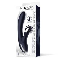 IntoYou Navyspace vibrator met draaiende tongen (blauw), afbeelding 5