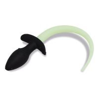 IntoYou glow in the dark buttplug met hondenstaart, afbeelding 3