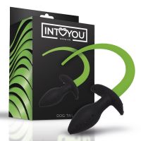 IntoYou glow in the dark buttplug met hondenstaart, afbeelding 2