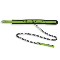 IntoYou glow in the dark halsband met riem, afbeelding 5