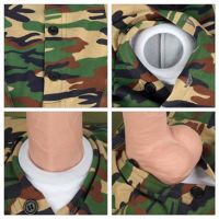 Lovetoy strap-on short met camouflageprint 28"-32"