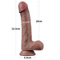 Lovetoy dual layer dildo 9", afbeelding 15