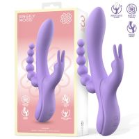 Engily Ross Lindsay vibrator met anale ketting, vloeibaar siliconen, afbeelding 2