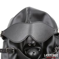 LateToBed slavenkap met oogmasker en ademende balgag, afbeelding 5