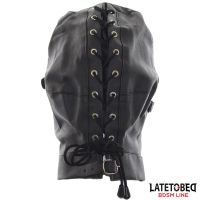 LateToBed slavenkap met oogmasker en ademende balgag, afbeelding 6