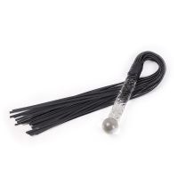 LateToBed flogger met glazen handvat 70 cm, afbeelding 5