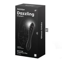 Satisfyer Dazzling Crystal 1 stimulator warm en koud (Zwart), afbeelding 5