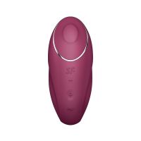 Satisfyer Tap and Climax 1 vibrator met tikfunctie (rood), afbeelding 3