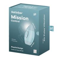Satisfyer Mission Control clitoriszuiger en vibrator (blauw), afbeelding 2
