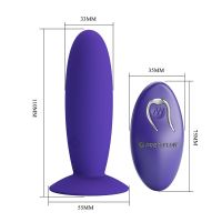 Pretty Love Youth vibrerende buttplug met afstandsbediening, afbeelding 3