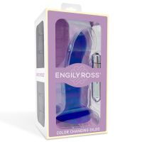 Dildox by Engily Ross vibrerende kleurveranderende dildo, blauw naar paars, afbeelding 5