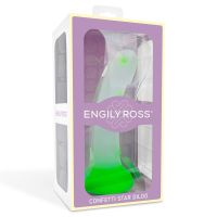 Dildox by Engily Ross glow in the dark dildo Confetti Star 17 cm, afbeelding 5