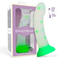 Dildox by Engily Ross glow in the dark dildo Confetti Star 17 cm, afbeelding 3