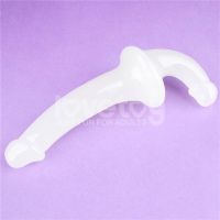 Lovetoy dubbele dildo Lumino Play met blauw licht 10,5", afbeelding 3