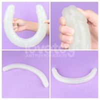 Lovetoy dubbele dildo Lumino met blauw licht 18,5", afbeelding 6