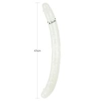 Lovetoy dubbele dildo Lumino met blauw licht 18,5", afbeelding 8