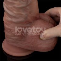 Lovetoy dubbellaags dildo XXL 10,5" (zwart), afbeelding 10