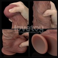 Lovetoy dubbellaags dildo XXL 10,5" (zwart), afbeelding 14