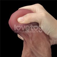 Lovetoy dubbellaags dildo XXL 10,5" (zwart), afbeelding 8