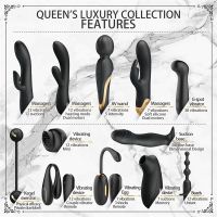 Pretty Love luxeset Queens met 12 toys, zwart en 18k (goud), afbeelding 2