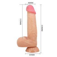 Baile Najm realistische dildo met schuifhuid 21,8 cm, afbeelding 9