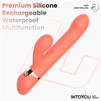 IntoYou Mindy vibrator met op- en neergaande kralenring en vinger, afbeelding 4