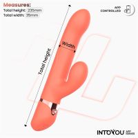 IntoYou Mindy vibrator met op- en neergaande kralenring en vinger, afbeelding 5