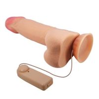 Baile realistische vibrator dual density met schuifhuid