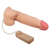 Baile realistische vibrator dual density met schuifhuid