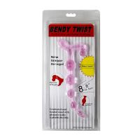 Baile Bendy Twist anaalkralen (roze), afbeelding 6