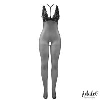 Adalet Lingerie Noelie bodystocking met bloemenkant op de borst, afbeelding 3
