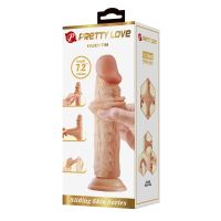 Pretty Love realistische dildo met schuifhuid 18,4 cm, afbeelding 6