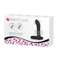 Pretty Love anaalstimulator met rollende kralen (zwart), afbeelding 7