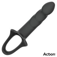 Action strap-on met holle dildo, 5-6,5 cm dik (zwart), afbeelding 5