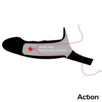 Action strap-on met holle dildo, 4-5 cm dik (zwart), afbeelding 6