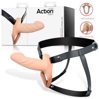 Action strap-on met holle dildo, 4-5 cm dik, afbeelding 3
