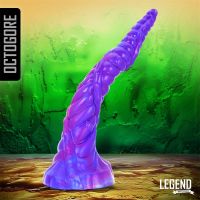 Legend Octogore eenhoorndildo vloeibaar siliconen 28 cm, afbeelding 2