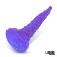 Legend Octogore eenhoorndildo vloeibaar siliconen 28 cm, afbeelding 3