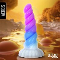 Legend Aeros fantasiedildo vloeibaar silicone 21,5 cm, afbeelding 2