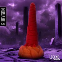 Legend Rubygon dildo vloeibaar siliconen 24,5 cm, afbeelding 2