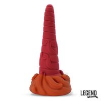Legend Rubygon dildo vloeibaar siliconen 24,5 cm, afbeelding 6