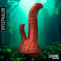 Legend Bycephalor dildo vloeibaar siliconen 23,5 cm, afbeelding 2