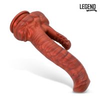 Legend Bycephalor dildo vloeibaar siliconen 23,5 cm, afbeelding 4