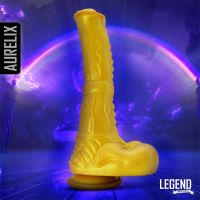 Legend Aurelix dildo vloeibaar siliconen 24,5 cm, afbeelding 2