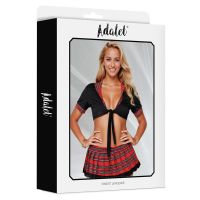 Adalet Lingerie Carly top en rok uniform cosplay (rood), afbeelding 3